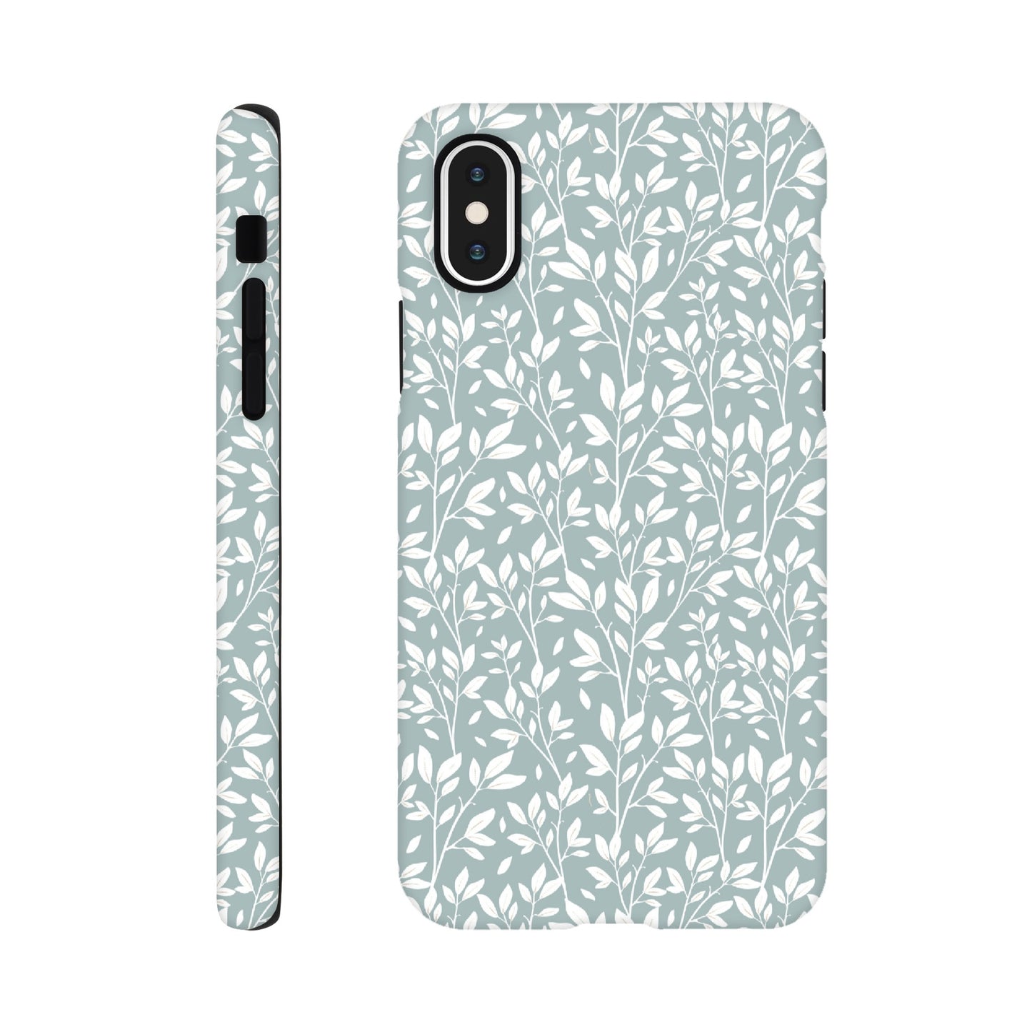 Sage Green Botanical Leaves Phone Case - Stylish & Protective