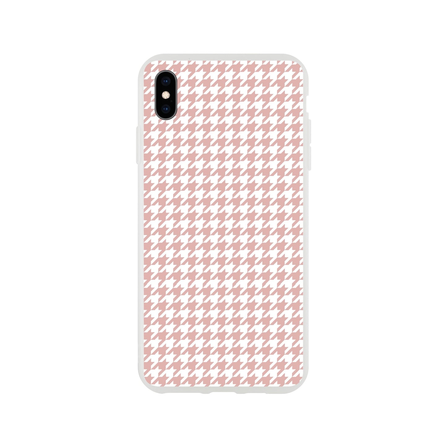 Houndstooth Pattern in Pink - Phone Case