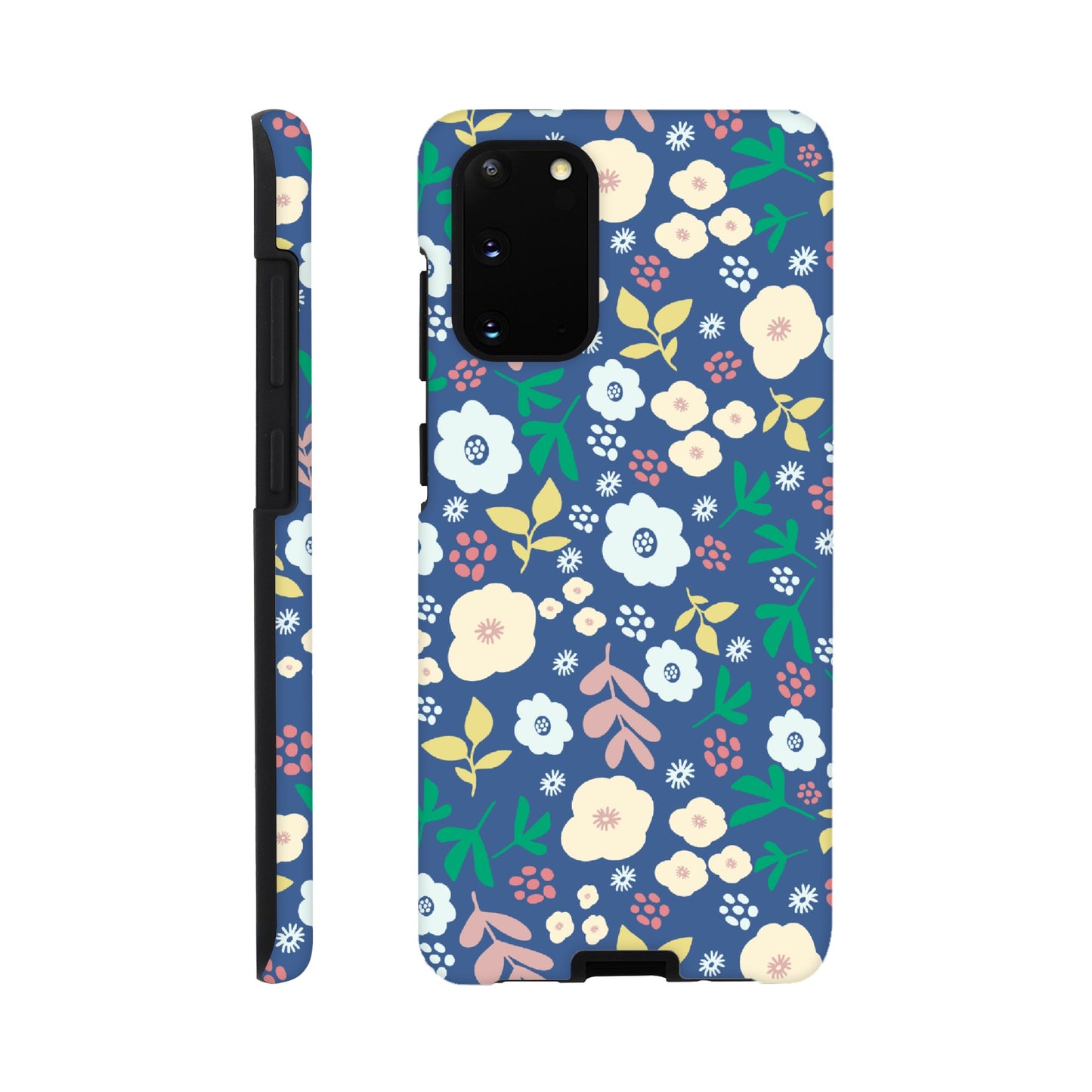 Spring Flowers on Blue - Phone Case