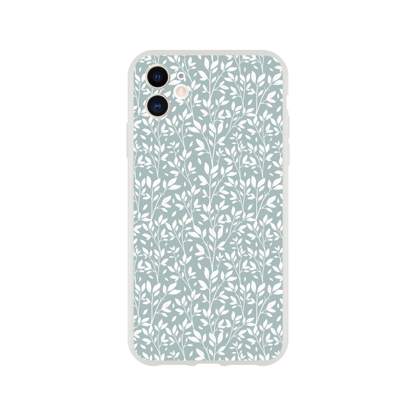 Sage Green Botanical Leaves Phone Case - Stylish & Protective