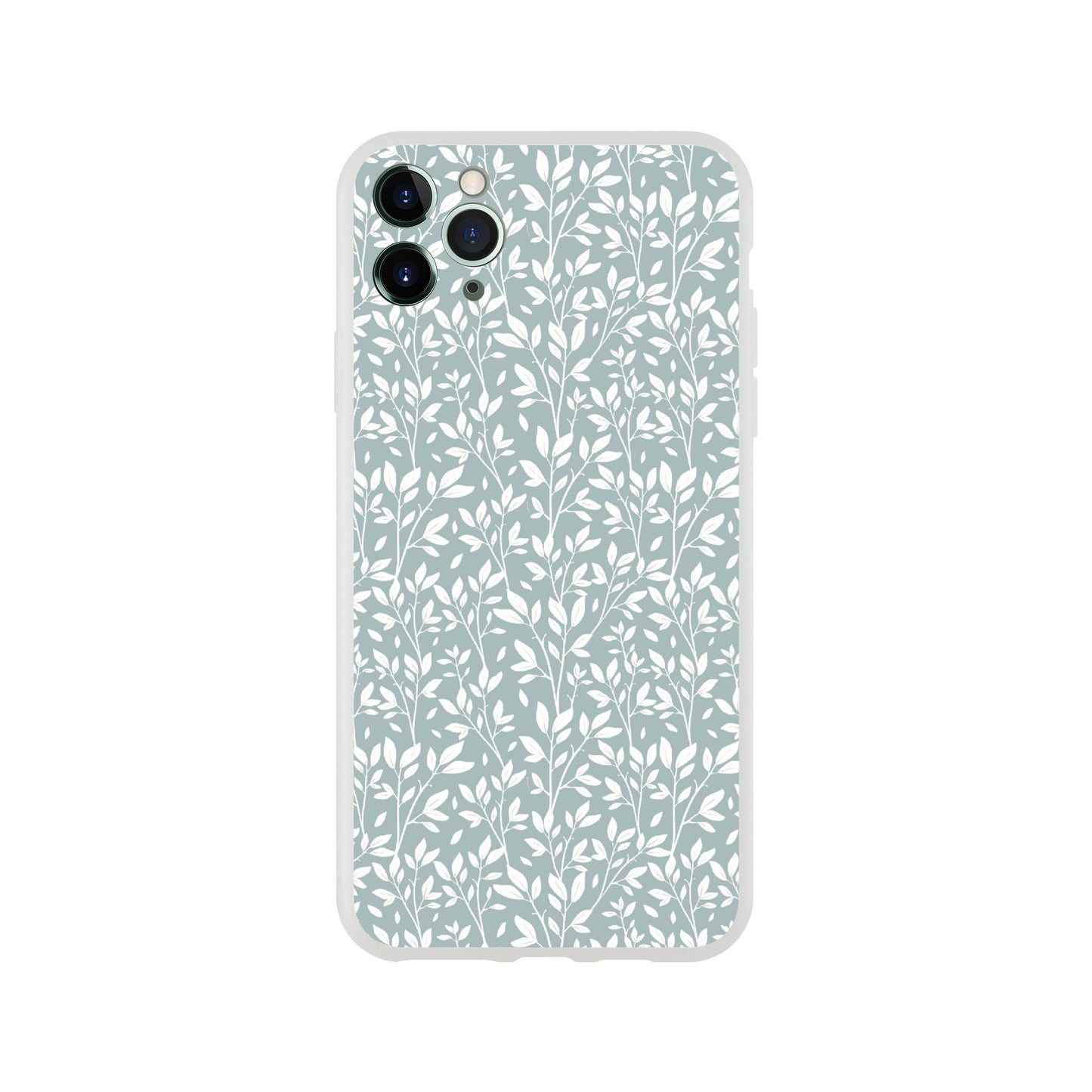 Sage Green Botanical Leaves Phone Case - Stylish & Protective