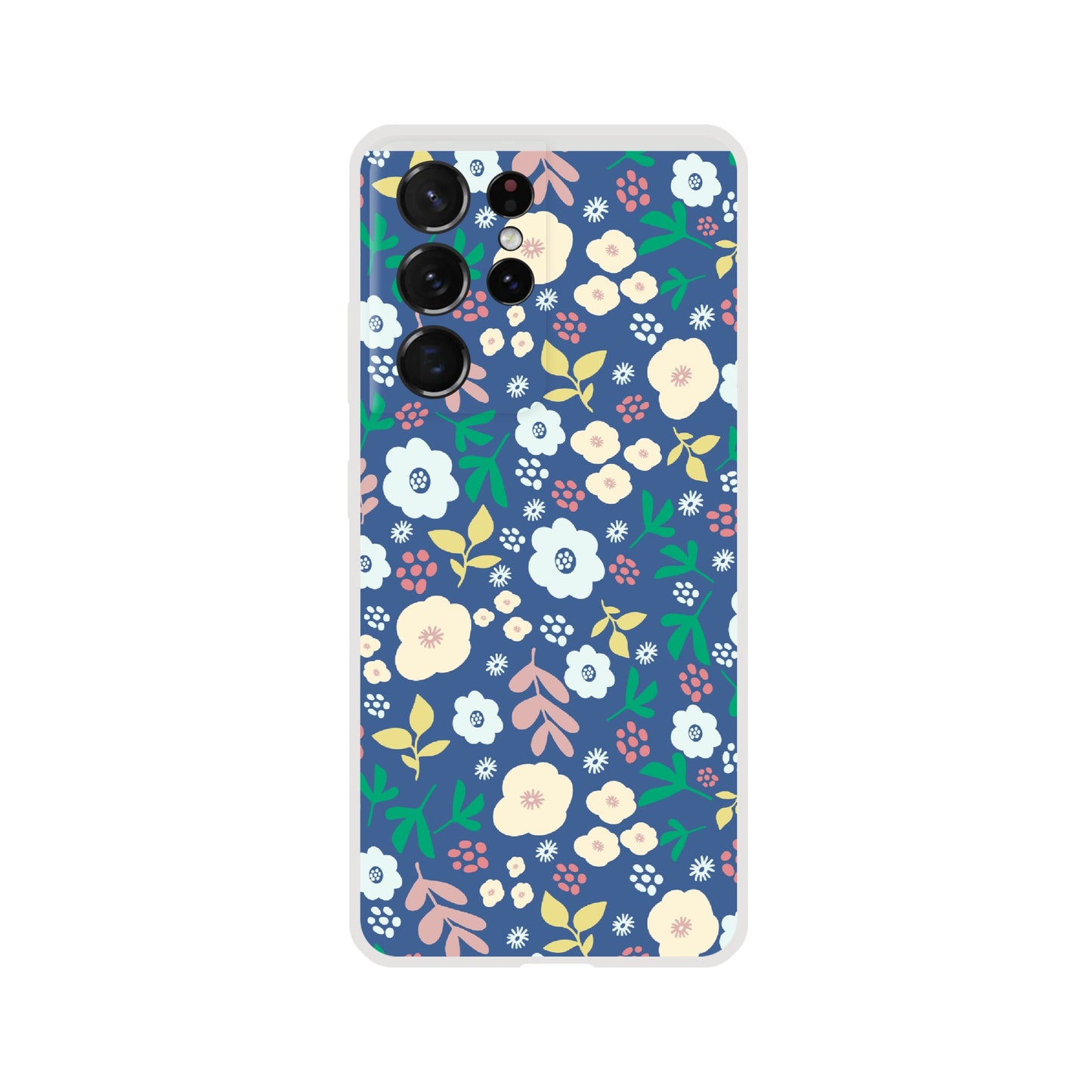 Spring Flowers on Blue - Phone Case