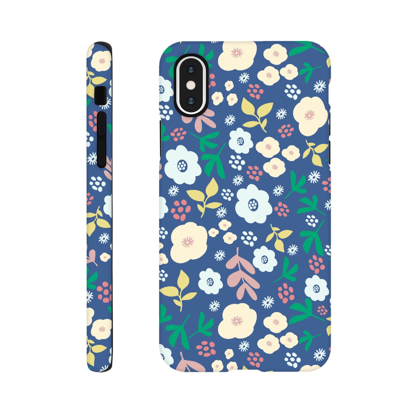 Spring Flowers on Blue - Phone Case