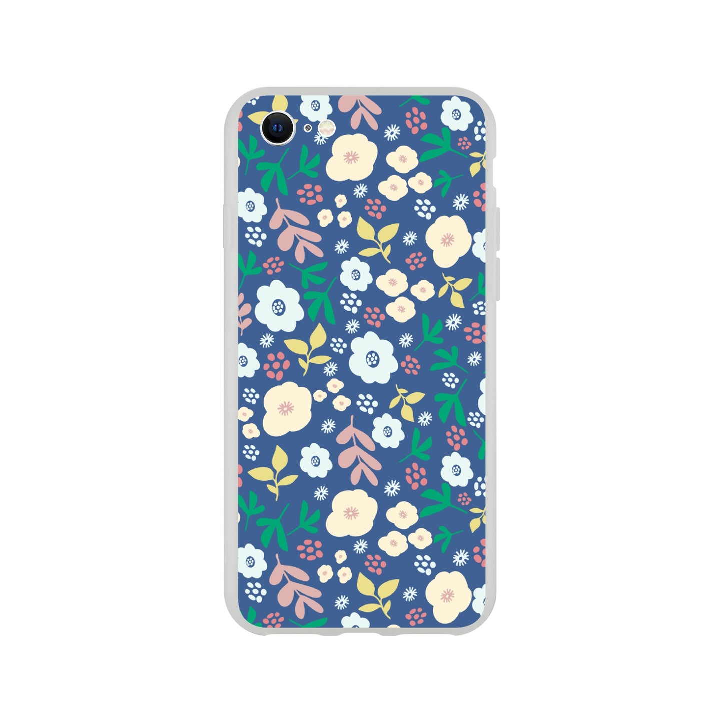 Spring Flowers on Blue - Phone Case