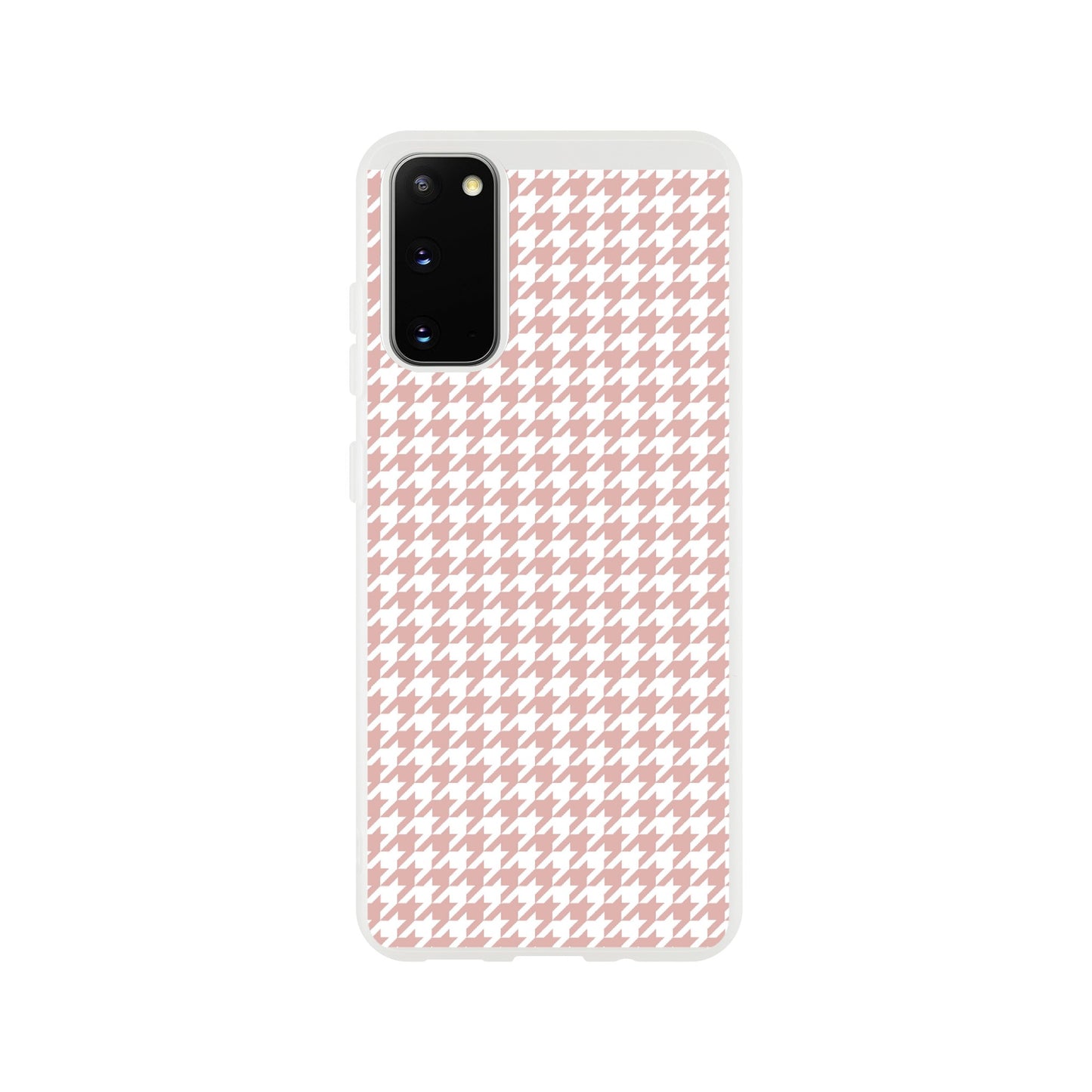 Houndstooth Pattern in Pink - Phone Case