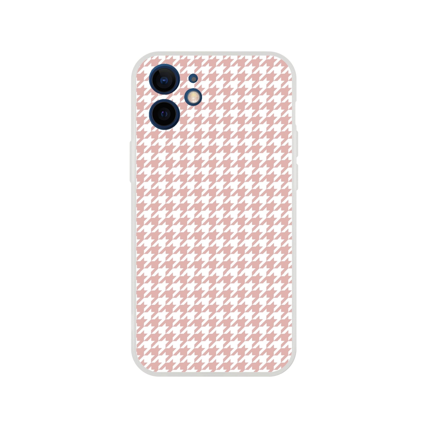 Houndstooth Pattern in Pink - Phone Case