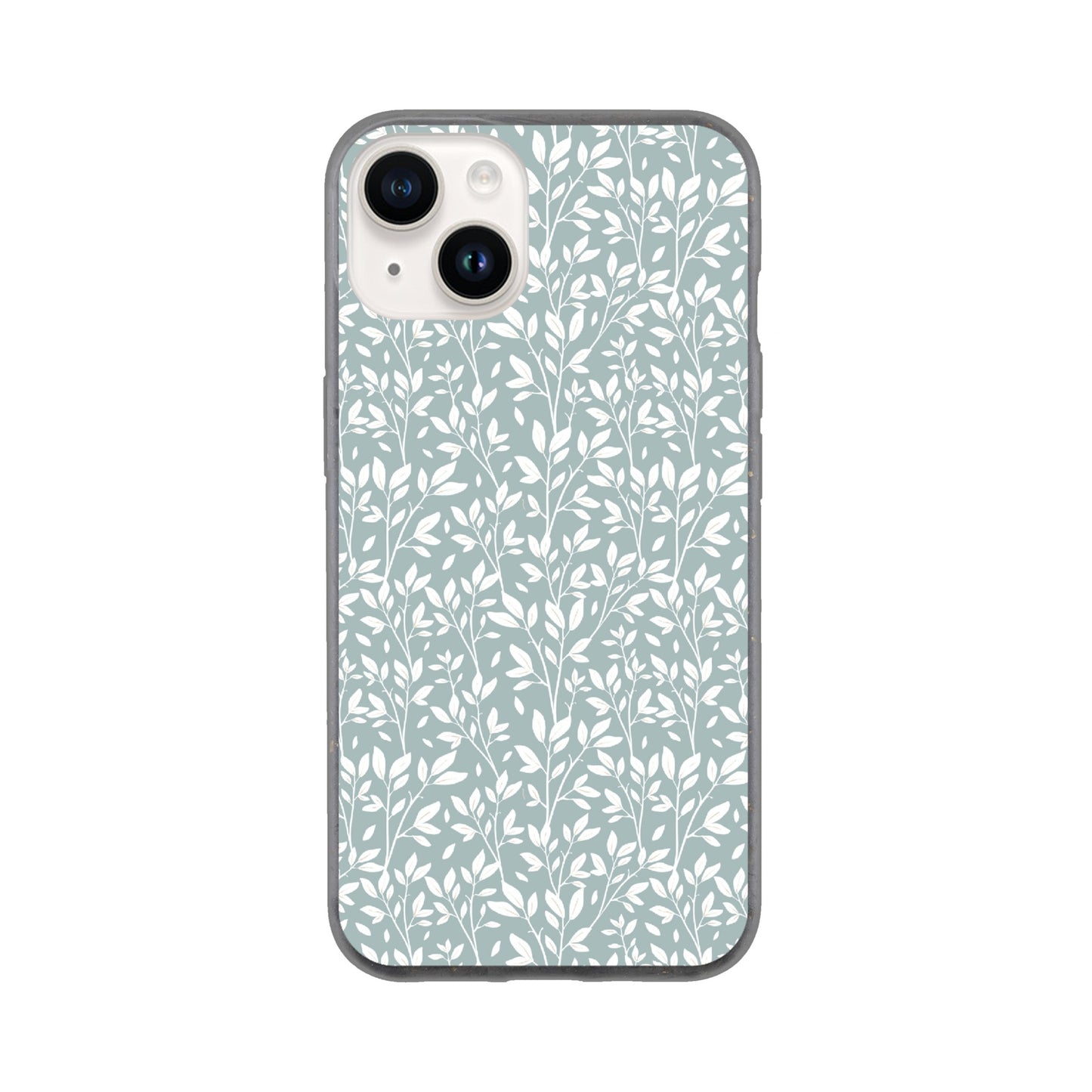 Sage Green Botanical Leaves Phone Case - Stylish & Protective