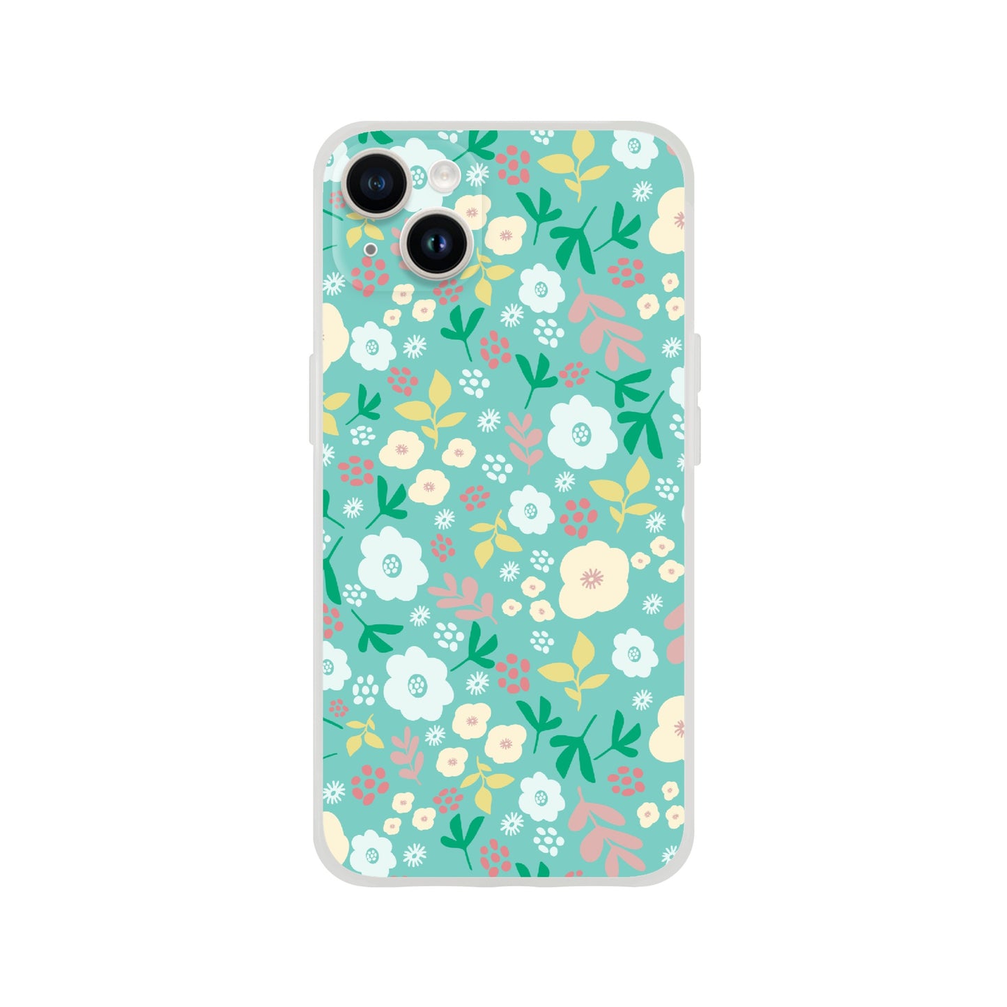 Spring Flowers on Green - Phone Case