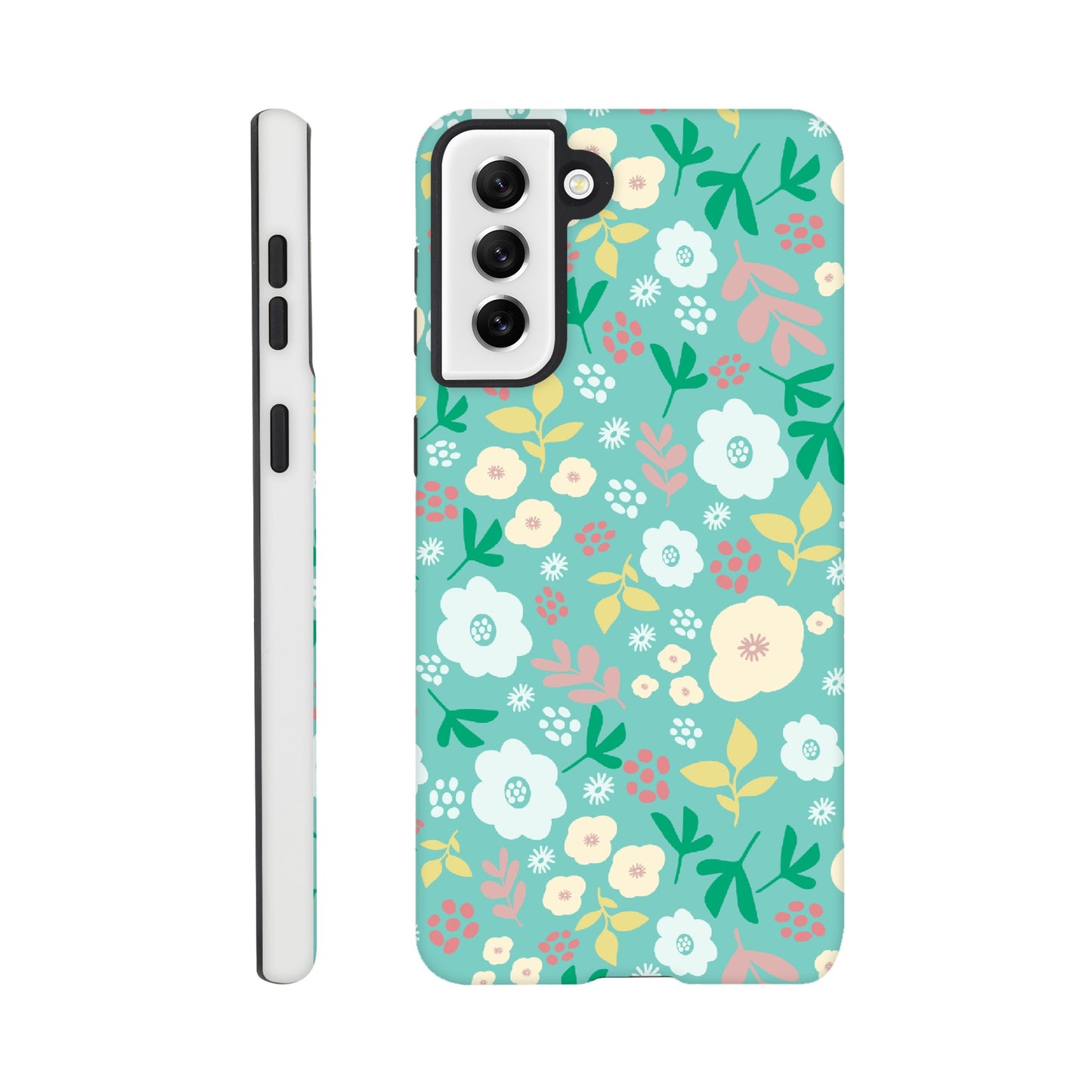 Spring Flowers on Green - Phone Case