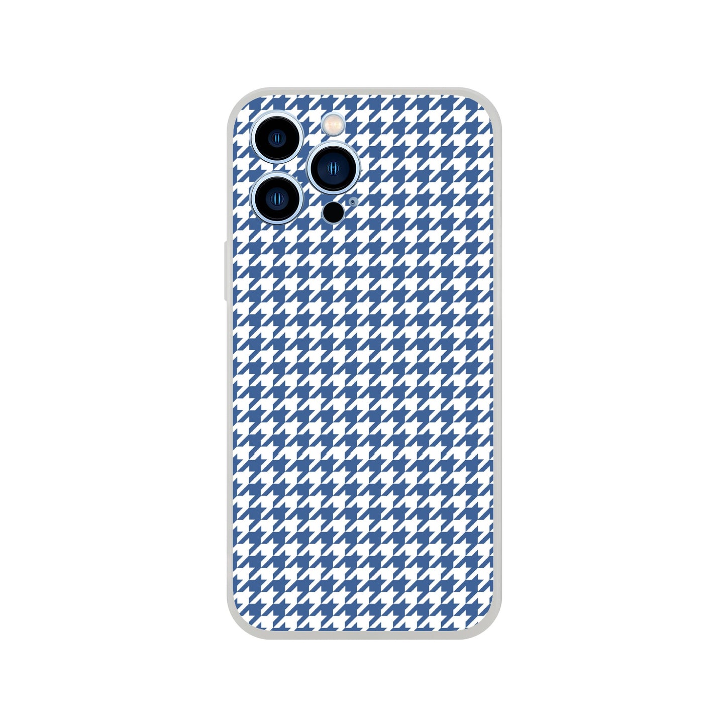 Houndstooth Pattern in Integra Blue - Phone Case