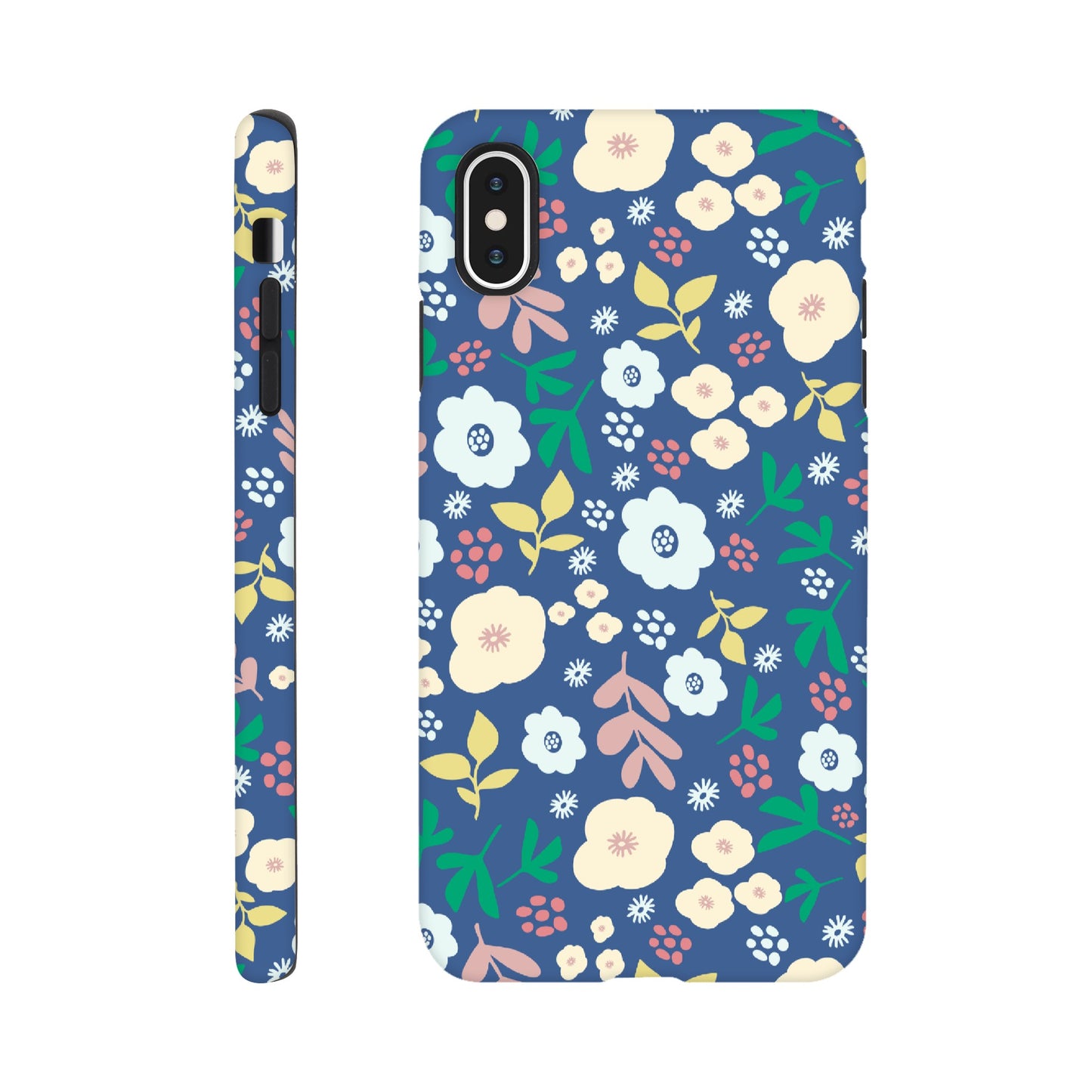 Spring Flowers on Blue - Phone Case