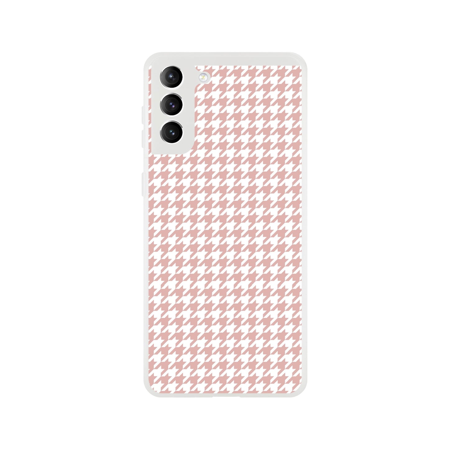 Houndstooth Pattern in Pink - Phone Case