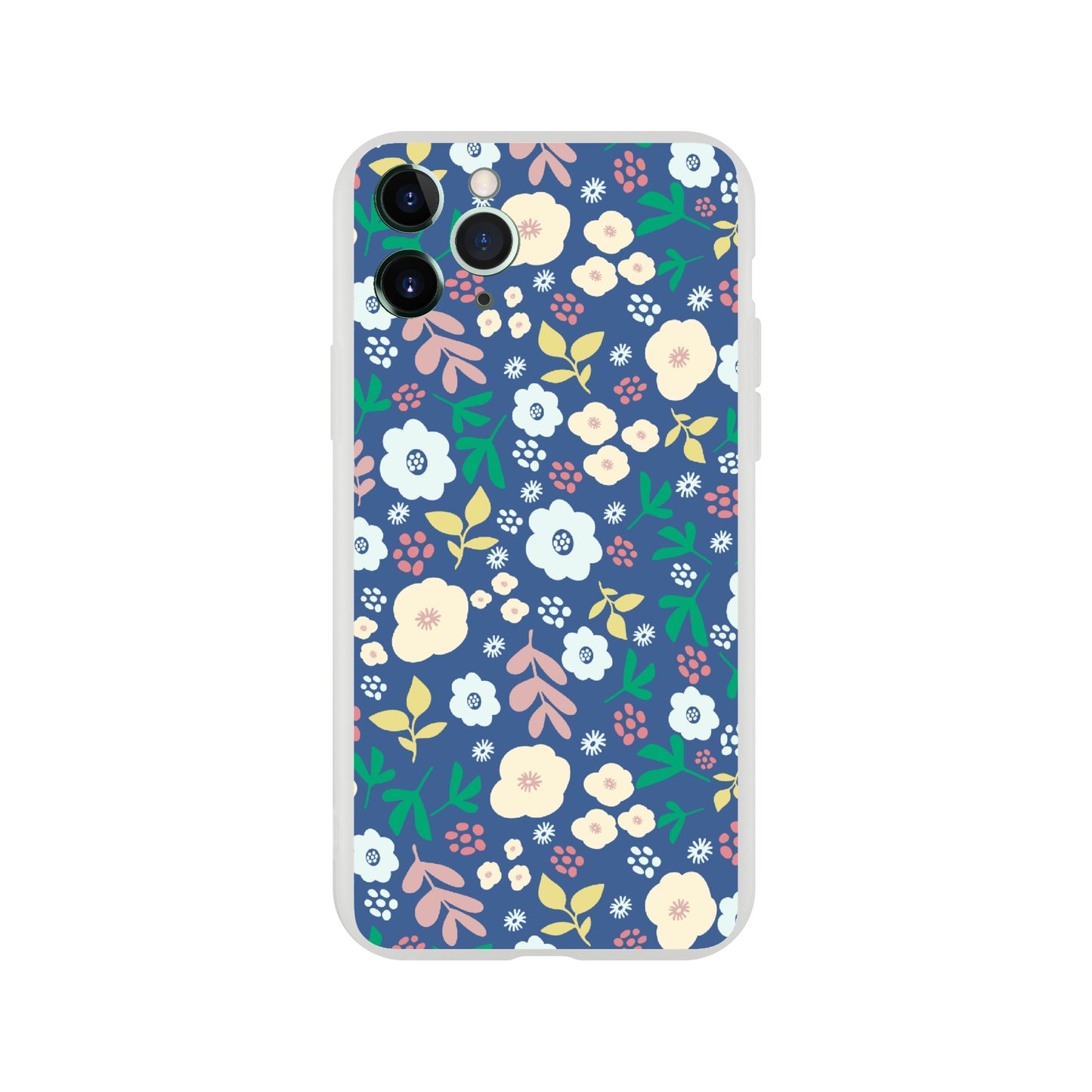 Spring Flowers on Blue - Phone Case