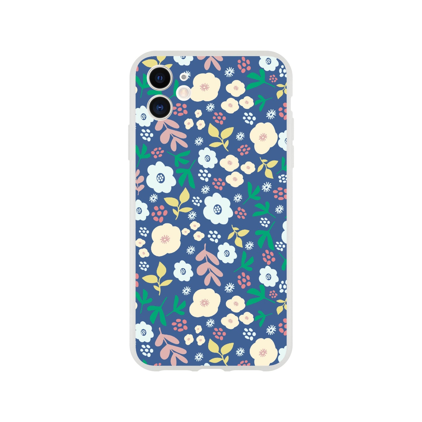 Spring Flowers on Blue - Phone Case