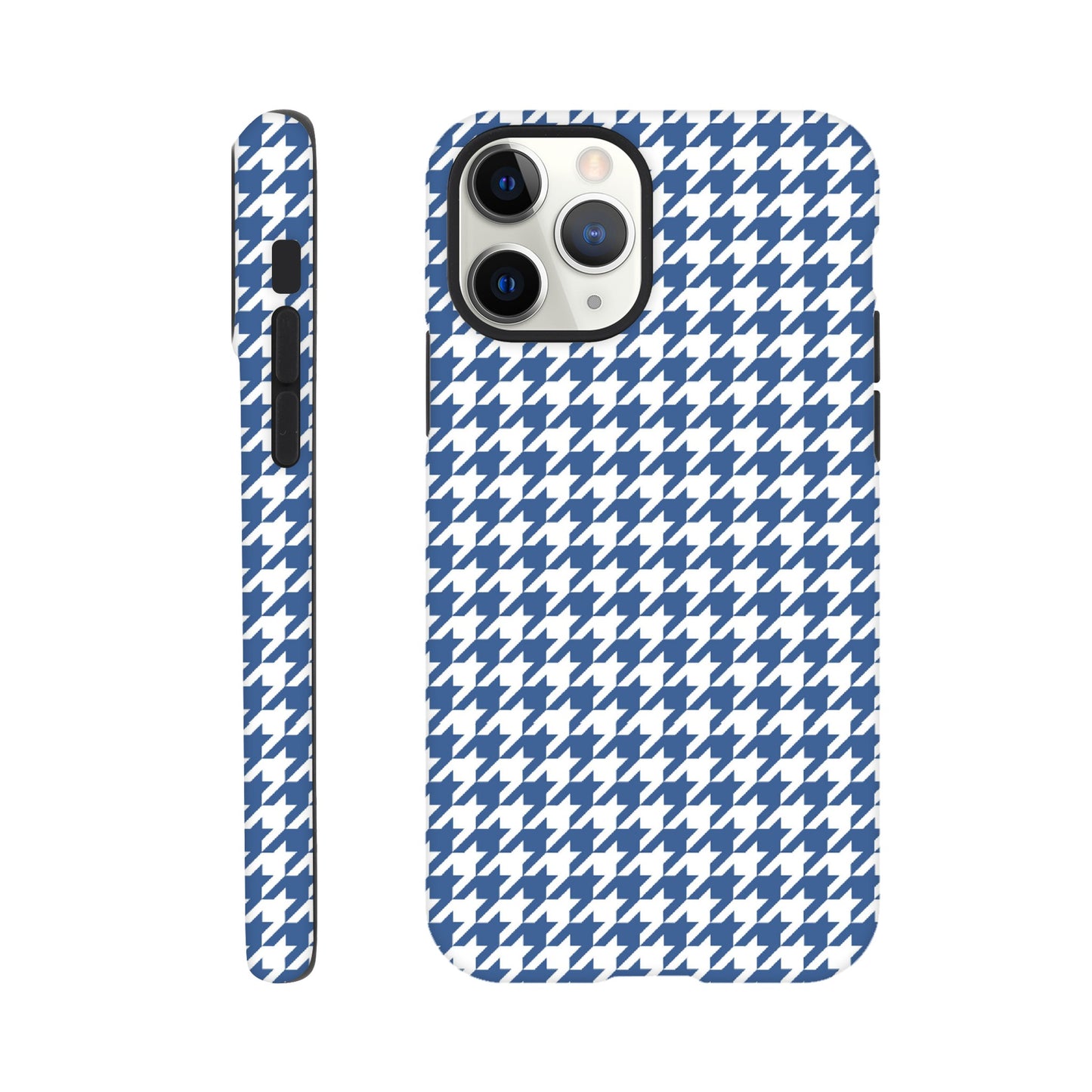 Houndstooth Pattern in Integra Blue - Phone Case