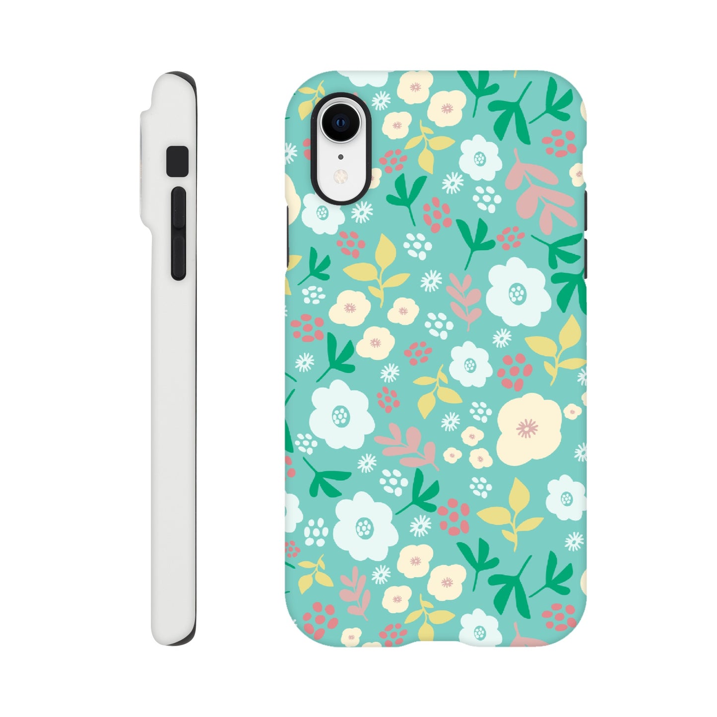 Spring Flowers on Green - Phone Case