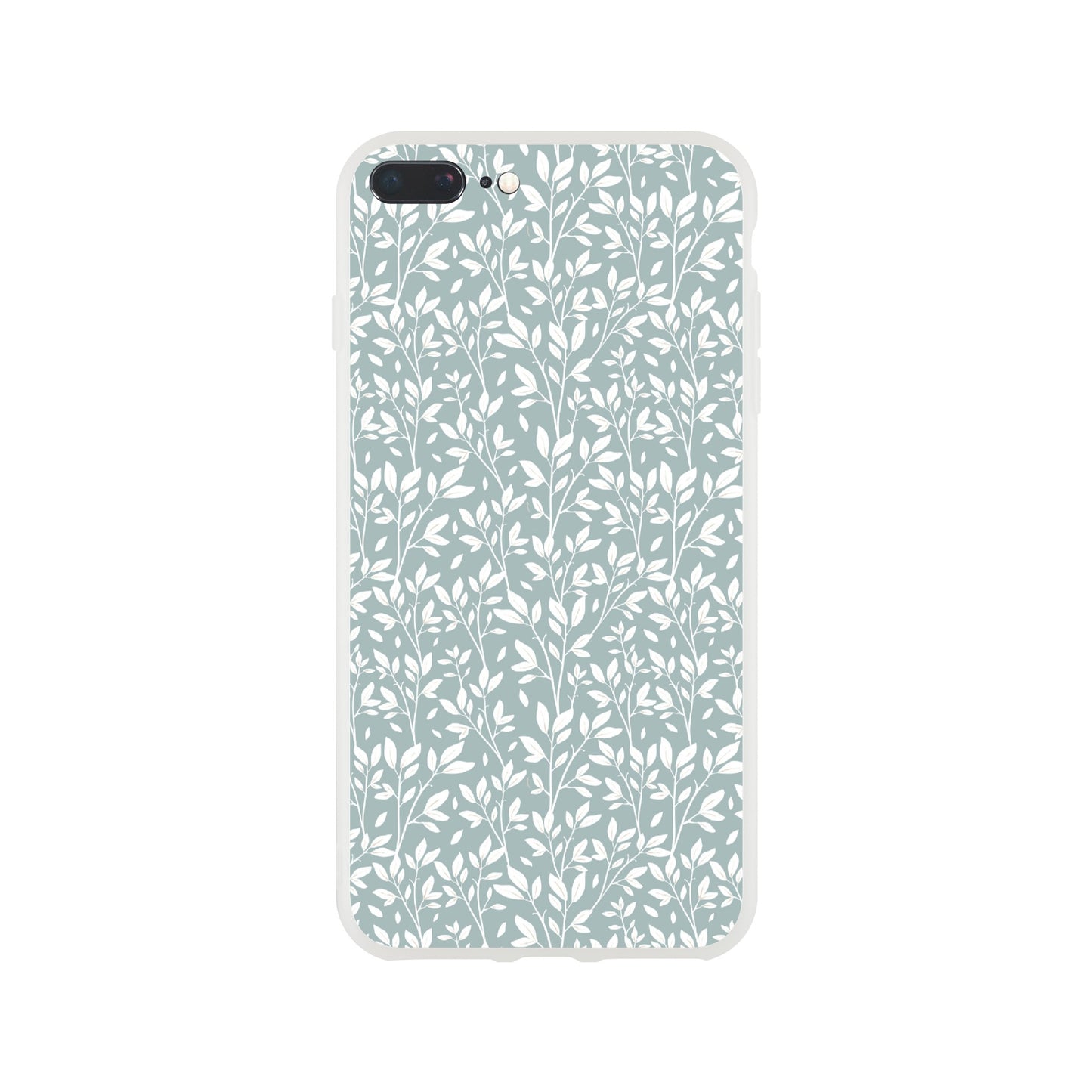 Sage Green Botanical Leaves Phone Case - Stylish & Protective