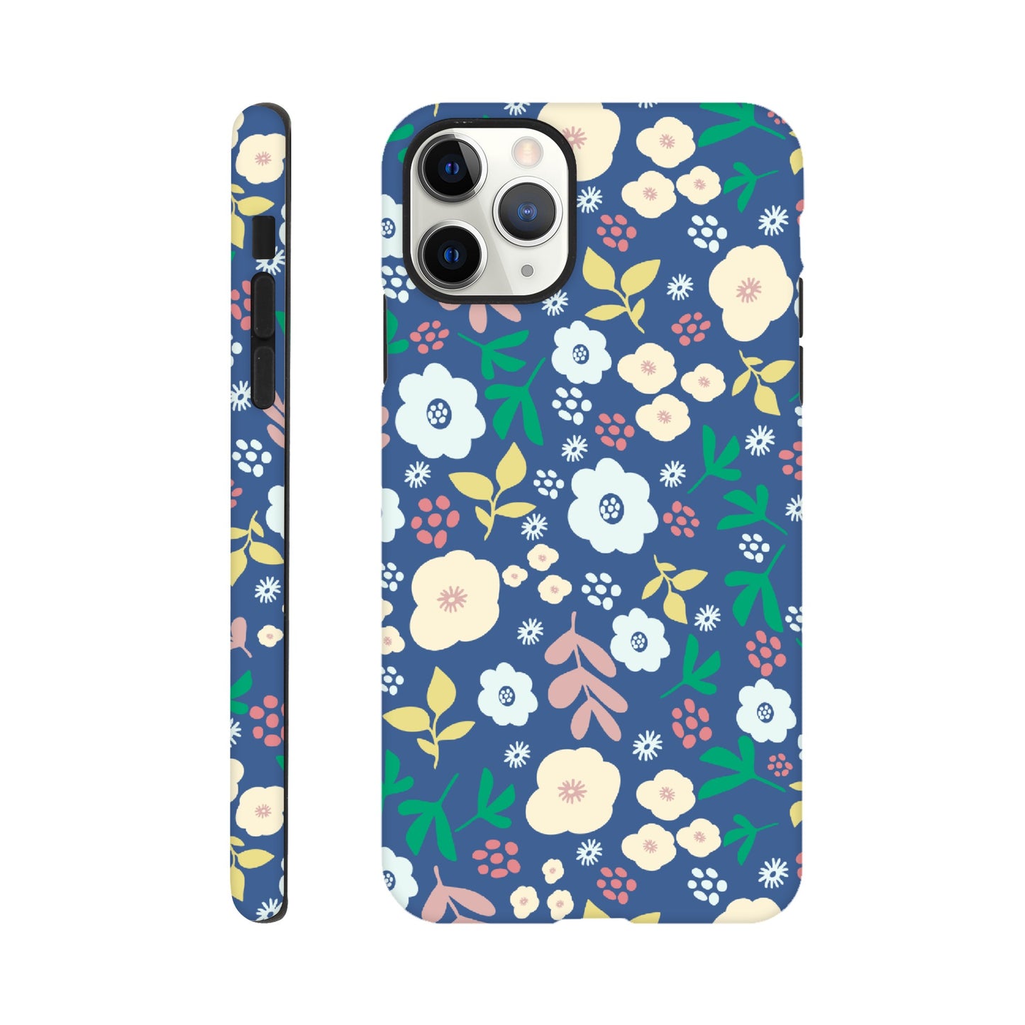 Spring Flowers on Blue - Phone Case