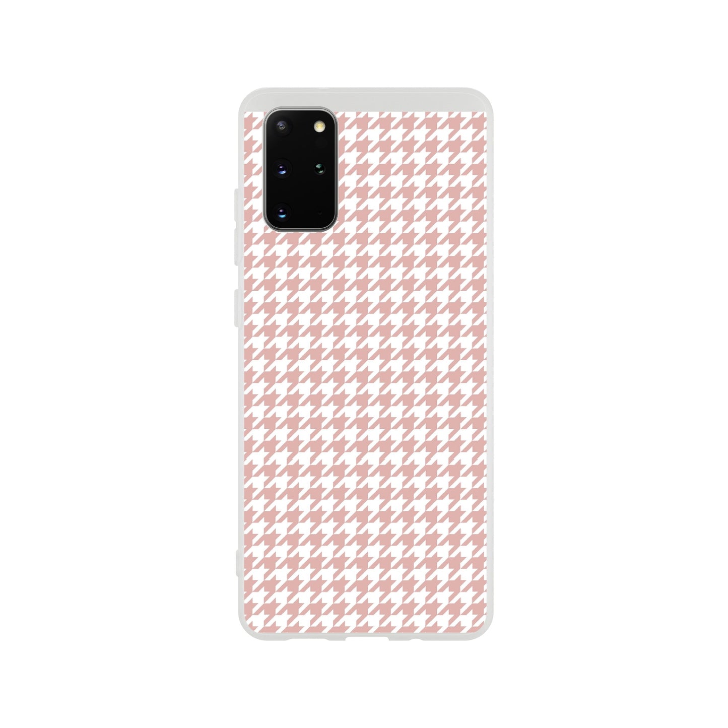 Houndstooth Pattern in Pink - Phone Case