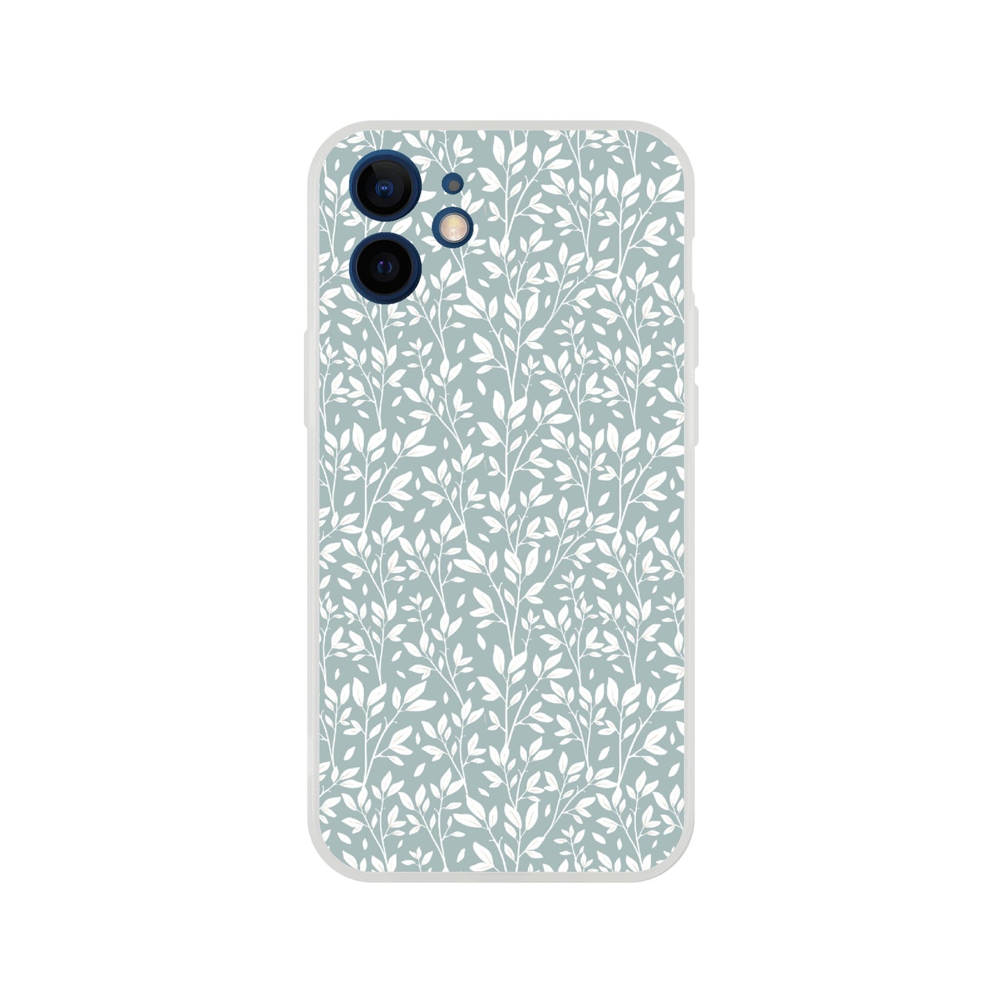 Sage Green Botanical Leaves Phone Case - Stylish & Protective