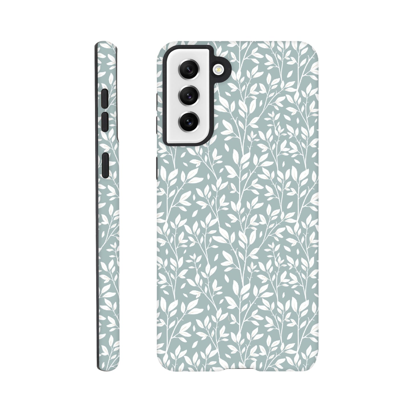 Sage Green Botanical Leaves Phone Case - Stylish & Protective