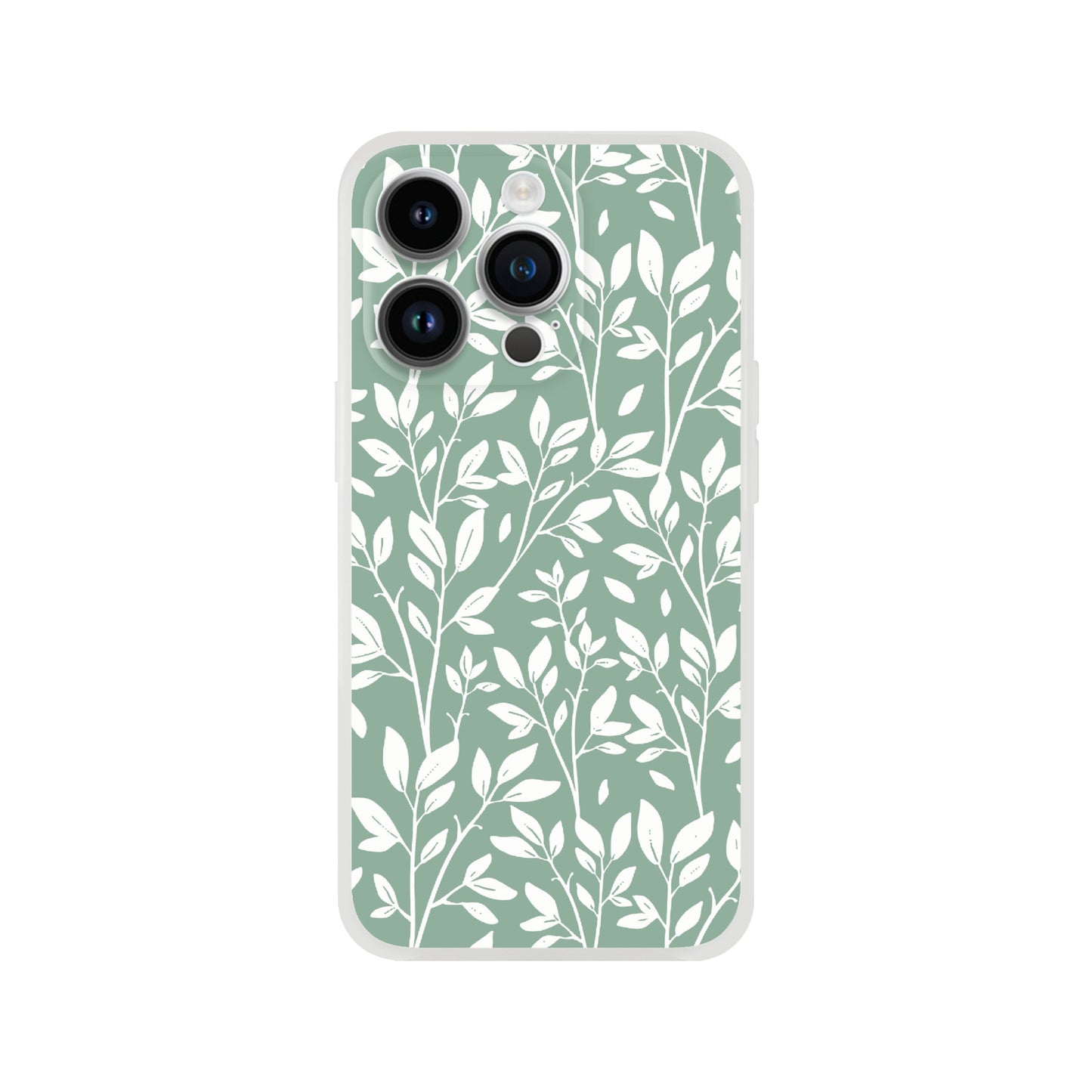 Restful Green Botanical Leaves Phone Case - Stylish & Protective