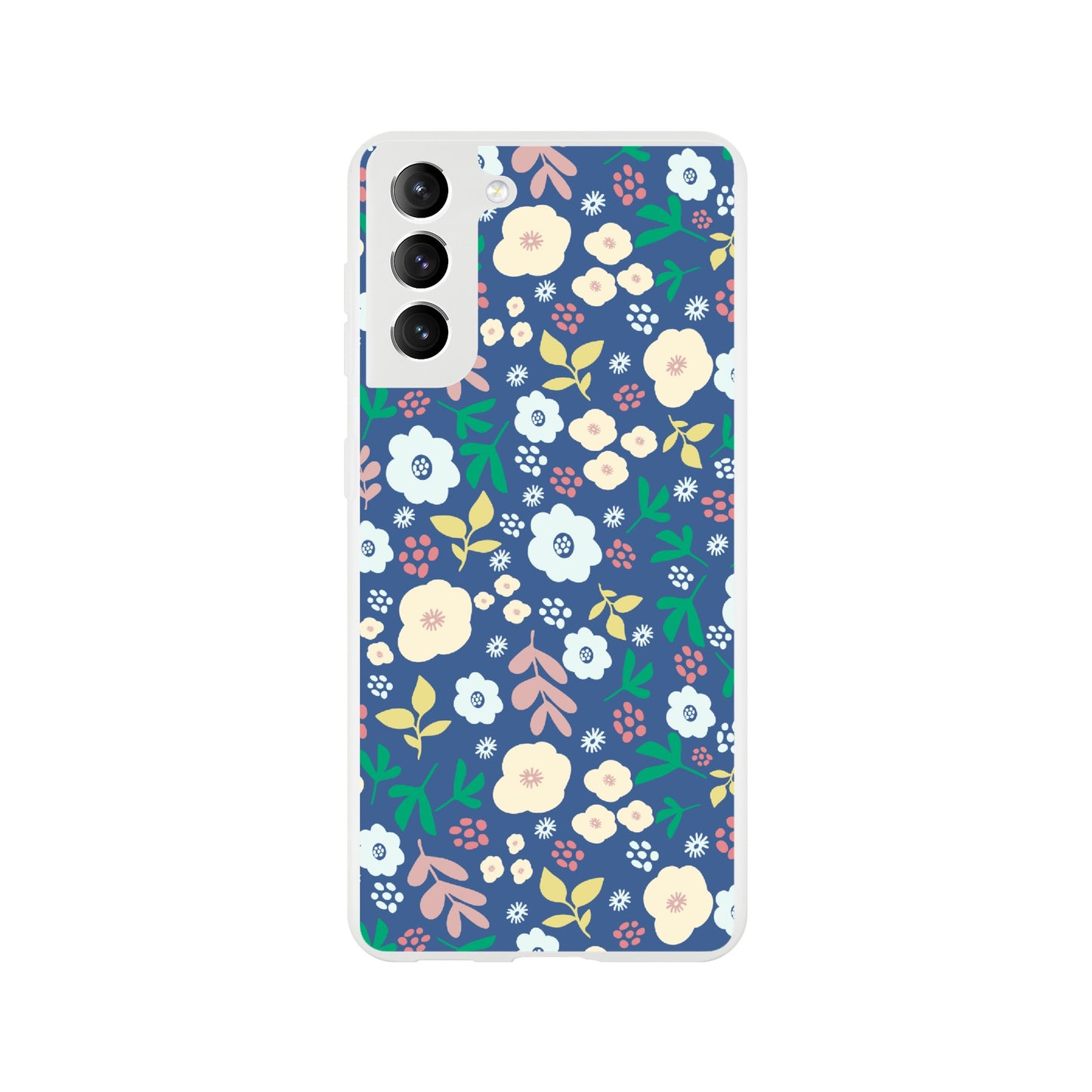 Spring Flowers on Blue - Phone Case