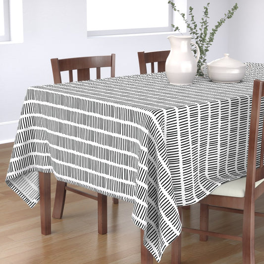 Dash - Black + White - Tablecloth